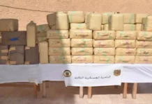 Saisie d’une importante quantité de drogue en provenance du Maroc Saisie de kif.
