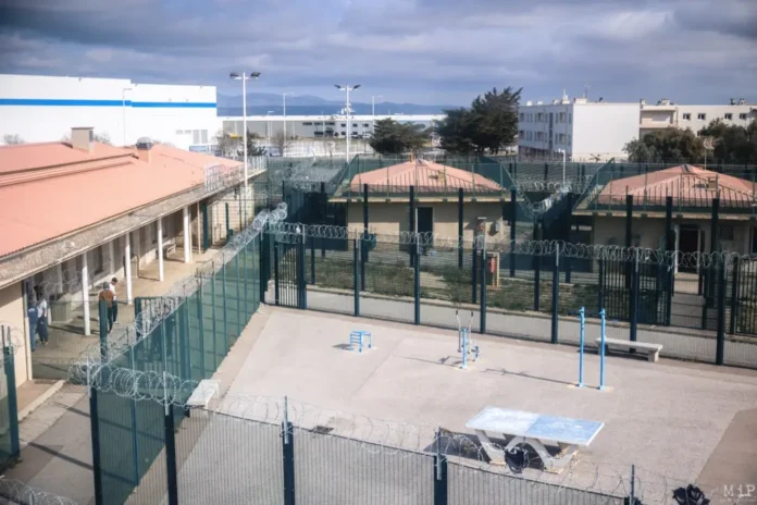 Centre de rétention en France.